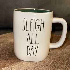 RAE DUNN SLEIGH ALL DAY MUG